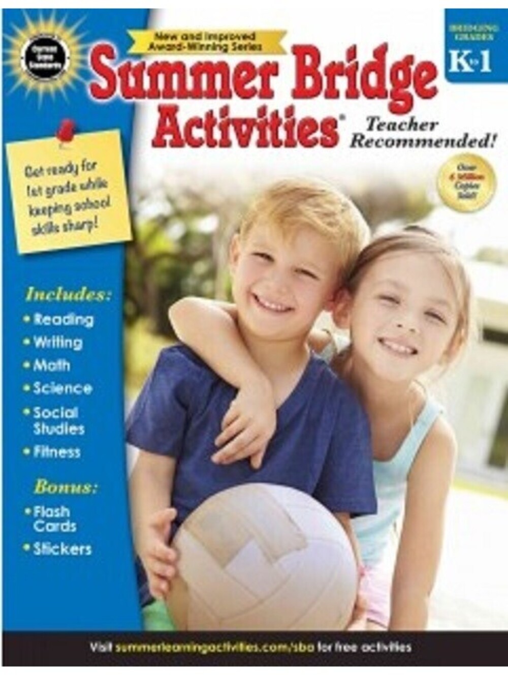 Summer Bridge Activities Kindergarten to 1 Paperback Workbook